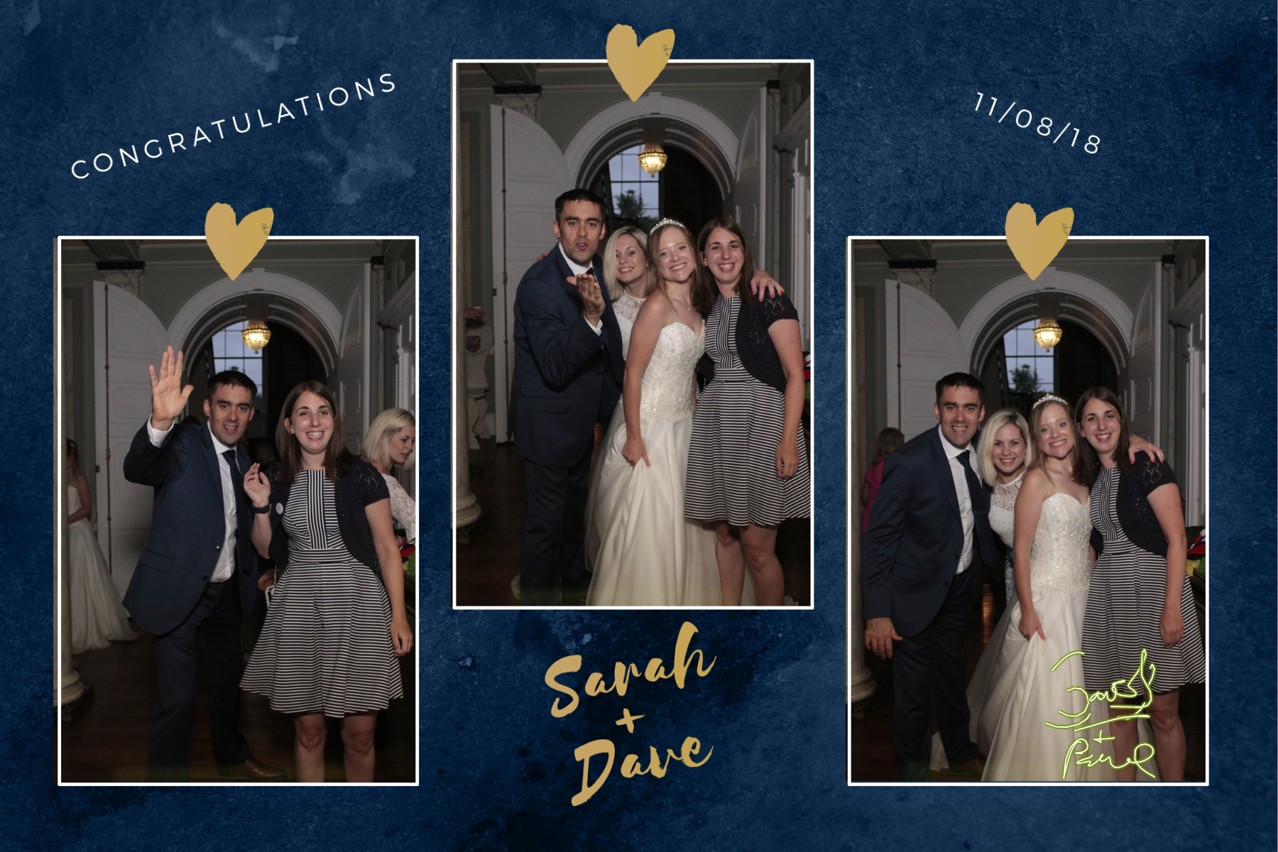 Sarah & Dave's Wedding | View more photos from the event at gallery.myphotoboothexperience.co.uk/u/MyPhotoBoothExperienceLtd/Sarah-Daves-Wedding